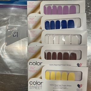 Color Street 5 pack solid nails